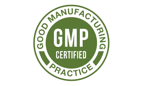 Good Manufacturing Practice GMP badge ensuring NeuroVera quality and purity