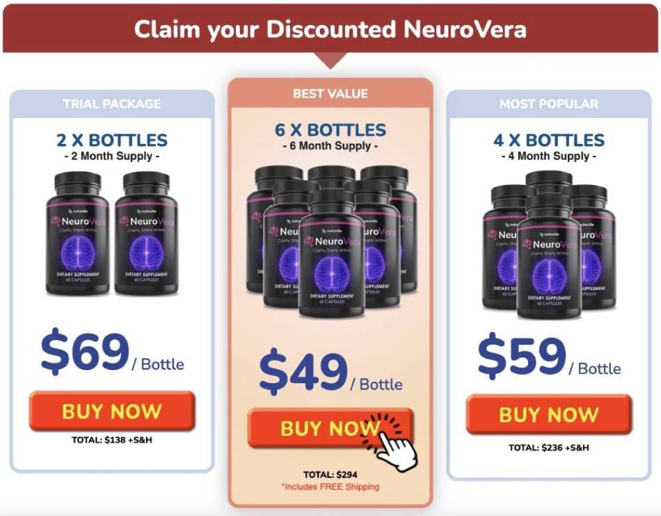 Click to buy NeuroVera memory support supplement risk-free today